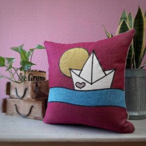 PapierschiffchenKissen