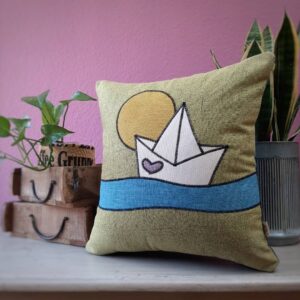 PapierschiffchenKissen