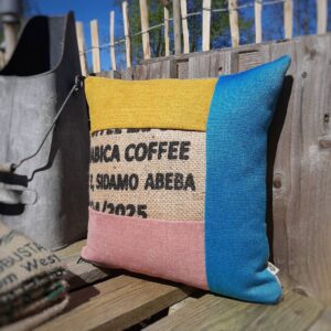 Kaffeesack-Kissen