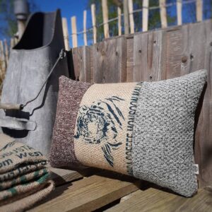 Kaffeesack-Kissen