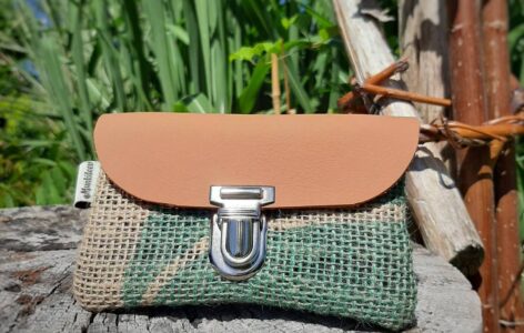 Upcycling-Täschchen Kaffeesack